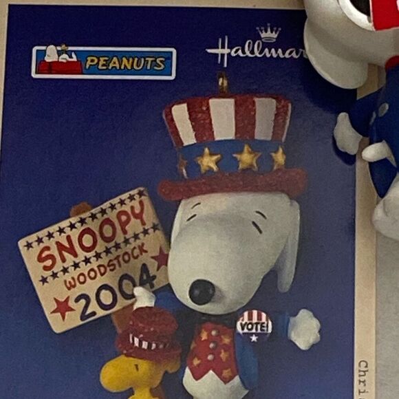 Hallmark Keepsake Peanuts The Winning Ticket Snoopy Woodstock Christmas Ornament - Picture 6 of 10
